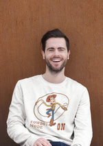 Woody Cowboy Mode On Men Regular Fit Sweatshirt 320 White Regular Fit Sweatshirt - Premium Cotton Men Wear