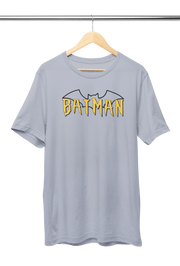 Batman Women Regular Fit Tshirt 180 Gray Regular Fit Tshirt - Premium Cotton Women Wear