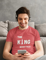 Comfortable Men Regular Fit Tshirt in Red - 180 GSM | Fullmoon Styles