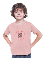 Comfortable Kids Regular Fit Tshirt in Baby Pink - 180 GSM | Fullmoon Styles