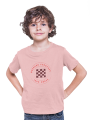 Comfortable Kids Regular Fit Tshirt in Baby Pink - 180 GSM | Fullmoon Styles