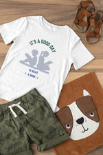 Premium White Regular Fit Tshirt for Kids - 180 GSM Cotton | Fullmoon Styles