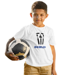 Bowled Kids Regular Fit Tshirt 180 White Regular Fit Tshirt - Premium Cotton Kids Wear