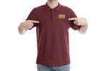Comfortable Men Polo Shirt in Maroon - 220 GSM | Fullmoon Styles