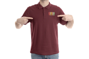 Comfortable Men Polo Shirt in Maroon - 220 GSM | Fullmoon Styles