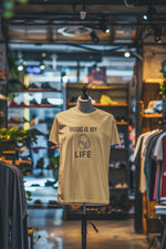 Beige Oversized - Music Is My Life Women Oversized 210 Design | Women Fashion