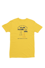 We Are Future Kings Men Regular Fit Tshirt 180 Yellow Regular Fit Tshirt - Premium Cotton Men Wear