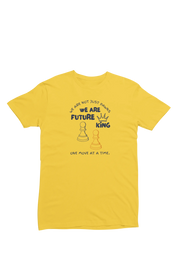 We Are Future Kings Men Regular Fit Tshirt 180 Yellow Regular Fit Tshirt - Premium Cotton Men Wear
