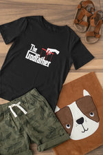 Premium Black Regular Fit Tshirt for Kids - 180 GSM Cotton | Fullmoon Styles