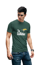 The Godfather Men Regular Fit Tshirt 180 Bottle Green Regular Fit Tshirt - Premium Cotton Men Wear