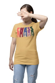 Chess Women Regular Fit Tshirt 180 Beige Regular Fit Tshirt - Premium Cotton Women Wear