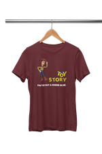 Premium Maroon Regular Fit Tshirt for Women - 180 GSM Cotton | Fullmoon Styles