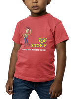 Premium Red Regular Fit Tshirt for Kids - 180 GSM Cotton | Fullmoon Styles