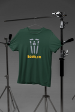 Premium Bottle Green Regular Fit Tshirt for Women - 180 GSM Cotton | Fullmoon Styles