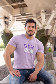 Comfortable Men Regular Fit Tshirt in Lavender - 180 GSM | Fullmoon Styles