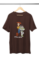 Women Oversized - Woody And Buzz Friends Forever Women Oversized 210 Brown | Fullmoon Styles