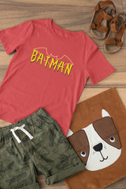 Premium Red Regular Fit Tshirt for Kids - 180 GSM Cotton | Fullmoon Styles