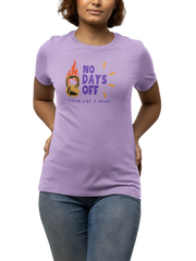 Comfortable Women Regular Fit Tshirt in Lavender - 180 GSM | Fullmoon Styles