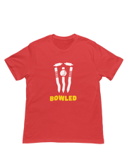 Red Regular Fit Tshirt - Bowled Men Regular Fit Tshirt 180 Design | Men Fashion