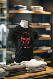 Black Regular Fit Tshirt - The Terminator I Will Be Back Men Regular Fit Tshirt 180 Design | Men Fashion