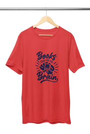 Comfortable Men Regular Fit Tshirt in Red - 180 GSM | Fullmoon Styles