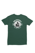 Comfortable Women Regular Fit Tshirt in Bottle Green - 180 GSM | Fullmoon Styles