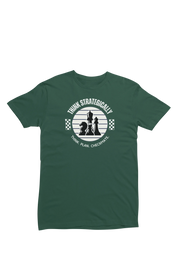 Comfortable Women Regular Fit Tshirt in Bottle Green - 180 GSM | Fullmoon Styles