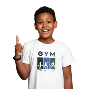Premium White Regular Fit Tshirt for Kids - 180 GSM Cotton | Fullmoon Styles