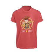 Women Oversized - Toy Story Woody Sheriff Women Oversized 210 Red | Fullmoon Styles