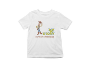 Toy Story Woody Kids Regular Fit Tshirt 180 White Regular Fit Tshirt - Premium Cotton Kids Wear