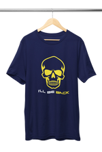 Premium Navy Blue Regular Fit Tshirt for Men - 180 GSM Cotton | Fullmoon Styles
