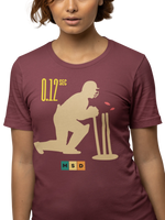 0 12 Msd Stumping Women Regular Fit Tshirt 180 Maroon Regular Fit Tshirt - Premium Cotton Women Wear