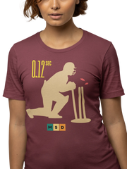 0 12 Msd Stumping Women Regular Fit Tshirt 180 Maroon Regular Fit Tshirt - Premium Cotton Women Wear