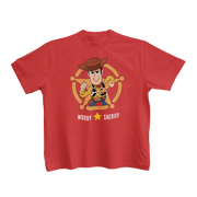 Premium Red Regular Fit Tshirt for Kids - 180 GSM Cotton | Fullmoon Styles