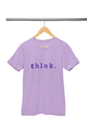 Women Regular Fit Tshirt - Chess Think Women Regular Fit Tshirt 180 Lavender | Fullmoon Styles