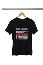 Premium Black Regular Fit Tshirt for Women - 180 GSM Cotton | Fullmoon Styles