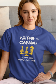 Comfortable Women Regular Fit Tshirt in Royal Blue - 180 GSM | Fullmoon Styles