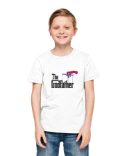 Premium White Regular Fit Tshirt for Kids - 180 GSM Cotton | Fullmoon Styles