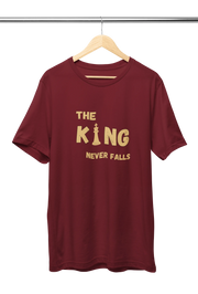 Premium Maroon Regular Fit Tshirt for Men - 180 GSM Cotton | Fullmoon Styles