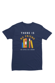 As Loyal As Book Women Regular Fit Tshirt 180 Navy Blue Regular Fit Tshirt - Premium Cotton Women Wear