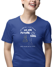 We Are Future Kings Women Regular Fit Tshirt 180 Royal Blue Regular Fit Tshirt - Premium Cotton Women Wear