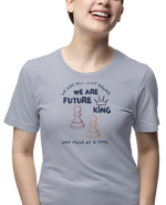 We Are Future Kings Women Regular Fit Tshirt 180 Gray Regular Fit Tshirt - Premium Cotton Women Wear