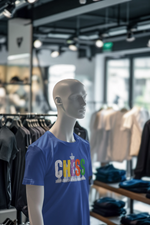 Royal Blue Regular Fit Tshirt - Chaos Checkmate Men Regular Fit Tshirt 180 Design | Men Fashion