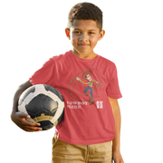 Premium Red Regular Fit Tshirt for Kids - 180 GSM Cotton | Fullmoon Styles