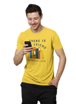 Comfortable Men Regular Fit Tshirt in Yellow - 180 GSM | Fullmoon Styles