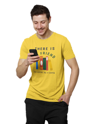 Comfortable Men Regular Fit Tshirt in Yellow - 180 GSM | Fullmoon Styles