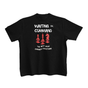 Black Regular Fit Tshirt - Waiting For Command Kids Regular Fit Tshirt 180 Design | Kids Fashion