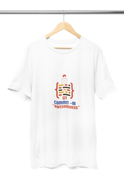 Premium White Regular Fit Tshirt for Women - 180 GSM Cotton | Fullmoon Styles