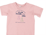 Premium Baby Pink Regular Fit Tshirt for Kids - 180 GSM Cotton | Fullmoon Styles