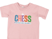 Kids Regular Fit Tshirt - Chaos Checkmate Kids Regular Fit Tshirt 180 Baby Pink | Fullmoon Styles